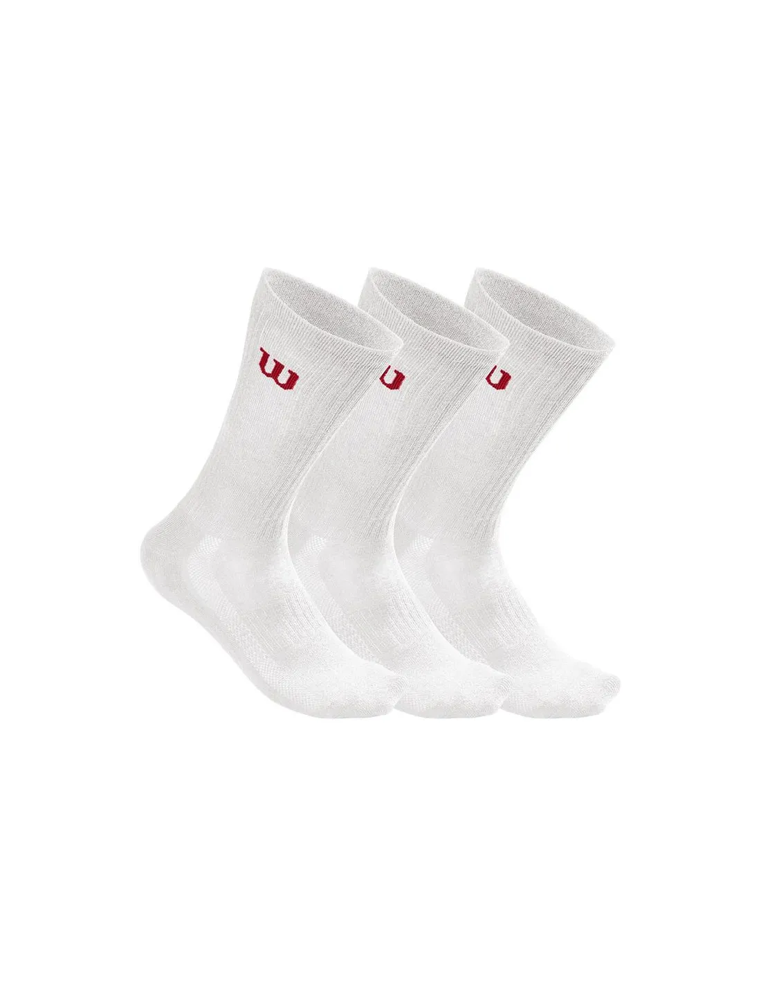 Calcetines largos Wilson Crew (3PC) WH
