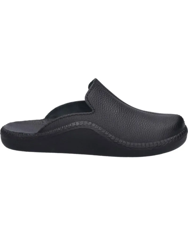 CALZADO DE CASA JOSEP SEIBEL  DE HOMBRE MONACO202 G PIEL NEGRA  NEGRO