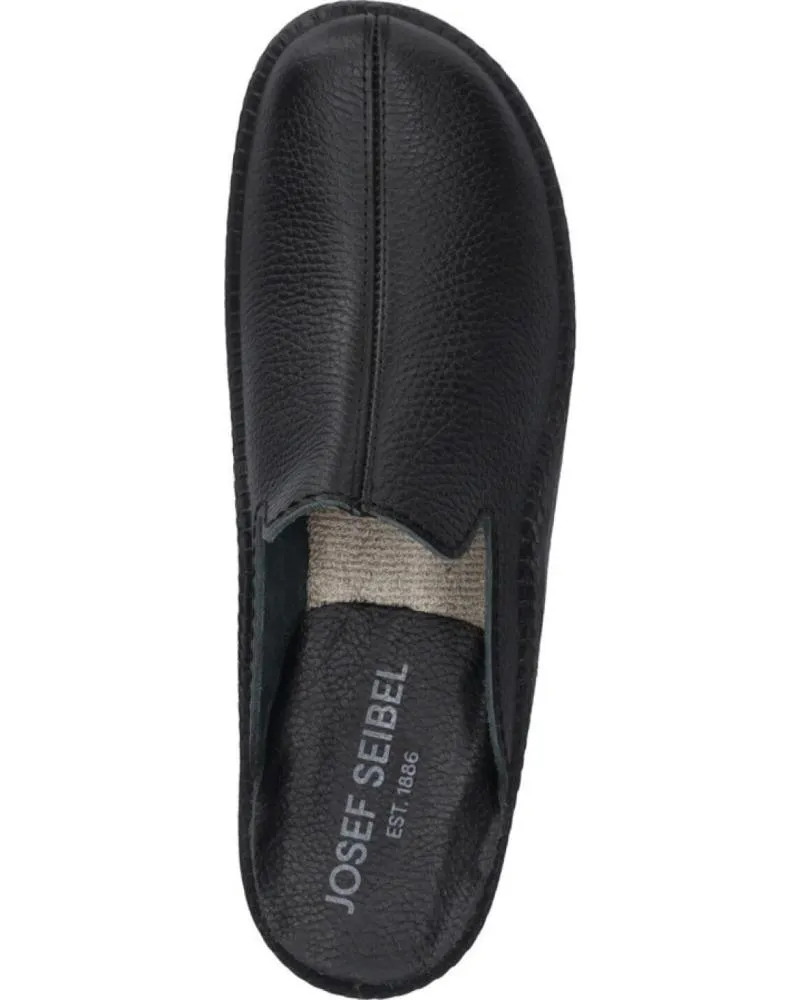 CALZADO DE CASA JOSEP SEIBEL  DE HOMBRE MONACO202 G PIEL NEGRA  NEGRO