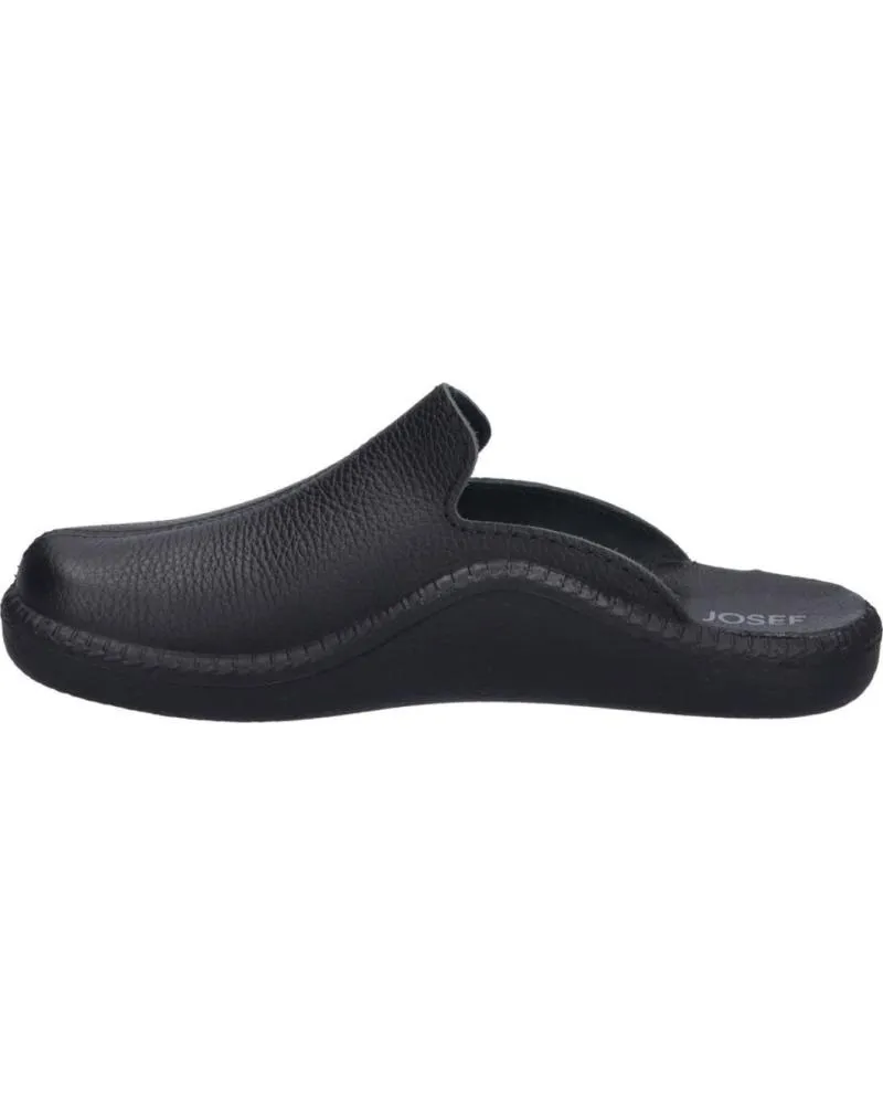 CALZADO DE CASA JOSEP SEIBEL  DE HOMBRE MONACO202 G PIEL NEGRA  NEGRO