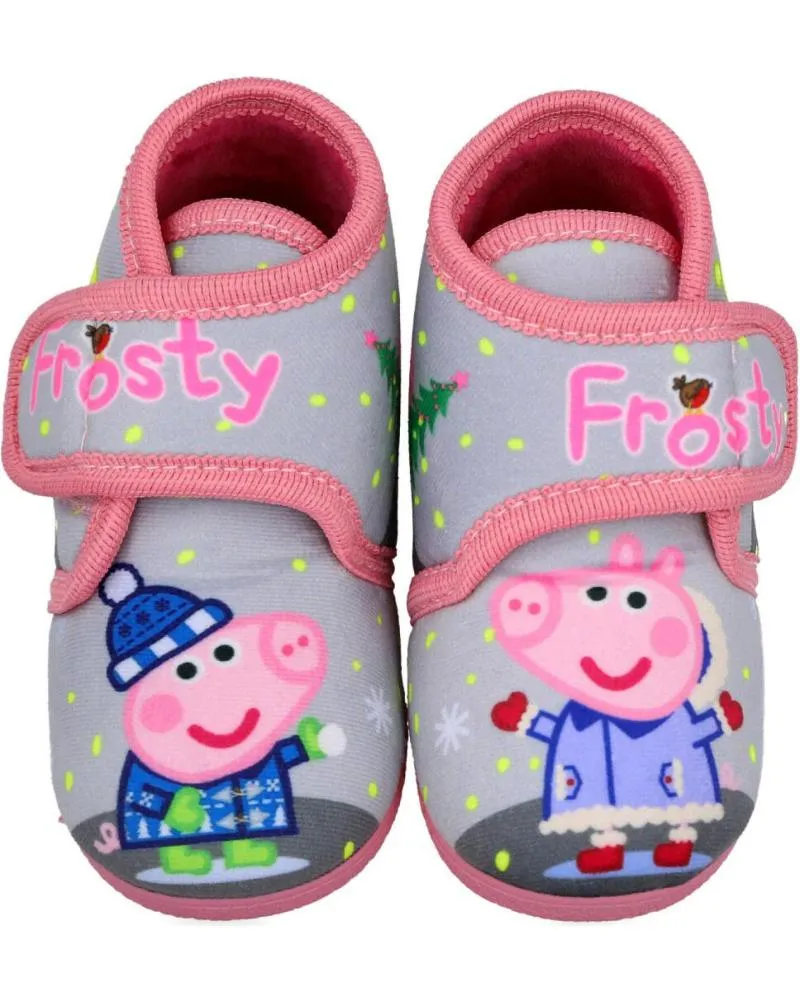 Calzado de casa L&R SHOES  de Niña ALCALDE 17021 ZAPATILLAS DE CASA PARA NINA  GRIS