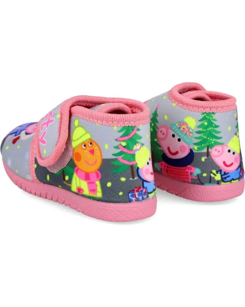 Calzado de casa L&R SHOES  de Niña ALCALDE 17021 ZAPATILLAS DE CASA PARA NINA  GRIS