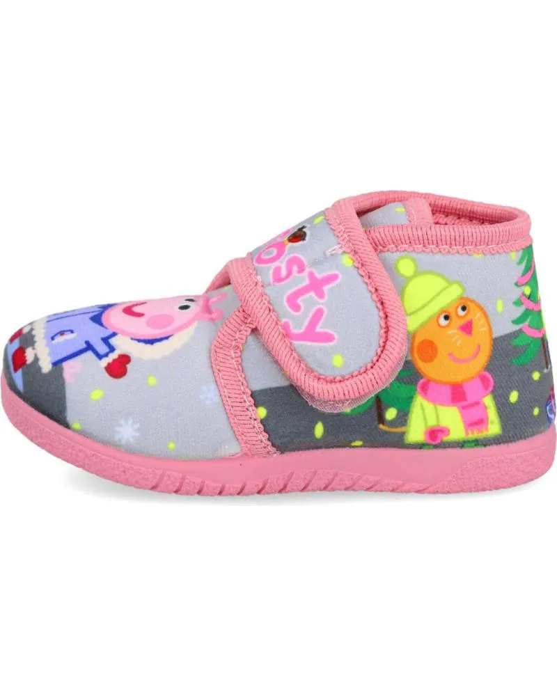 Calzado de casa L&R SHOES  de Niña ALCALDE 17021 ZAPATILLAS DE CASA PARA NINA  GRIS