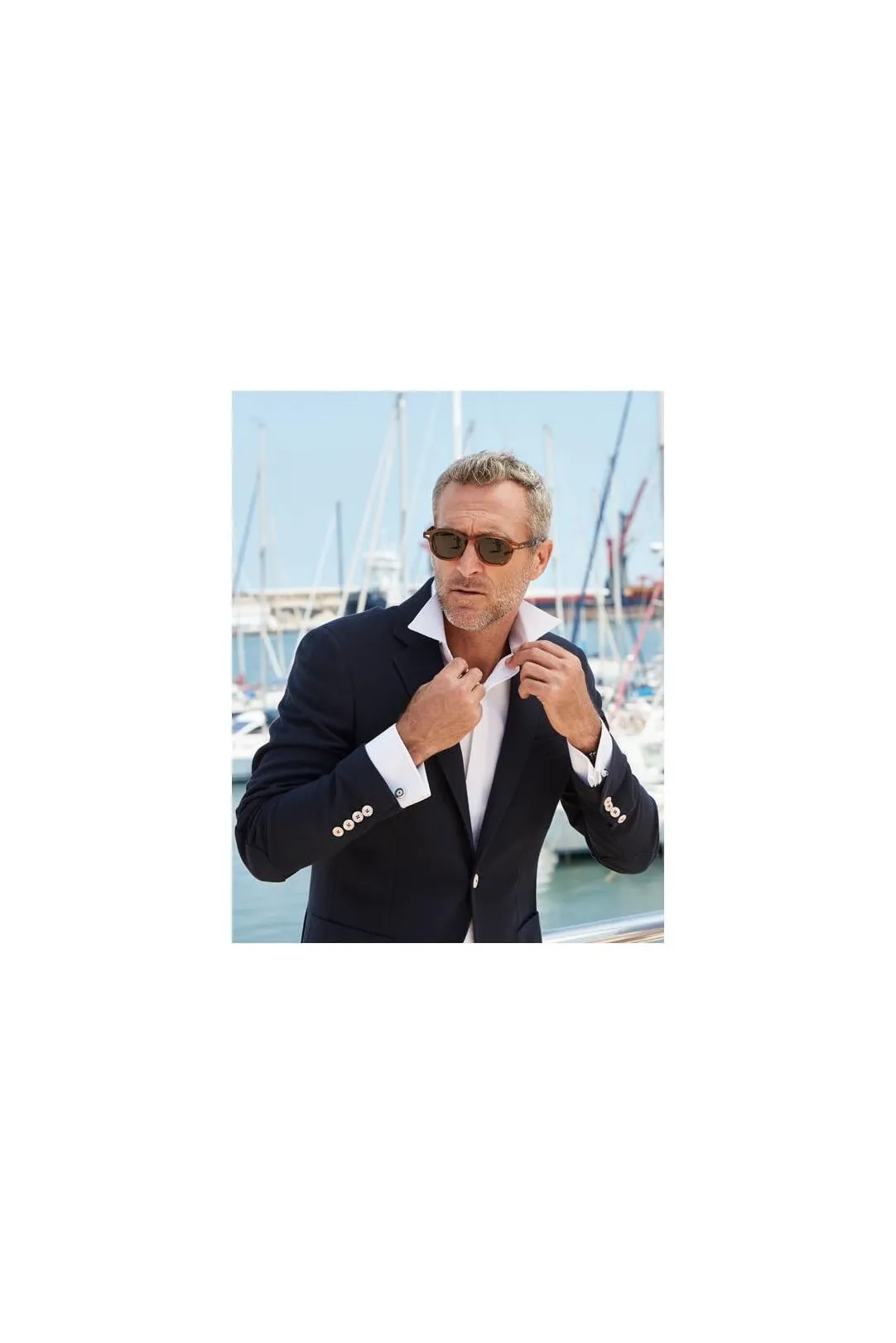 Camisa básica hombre Oro blanco
