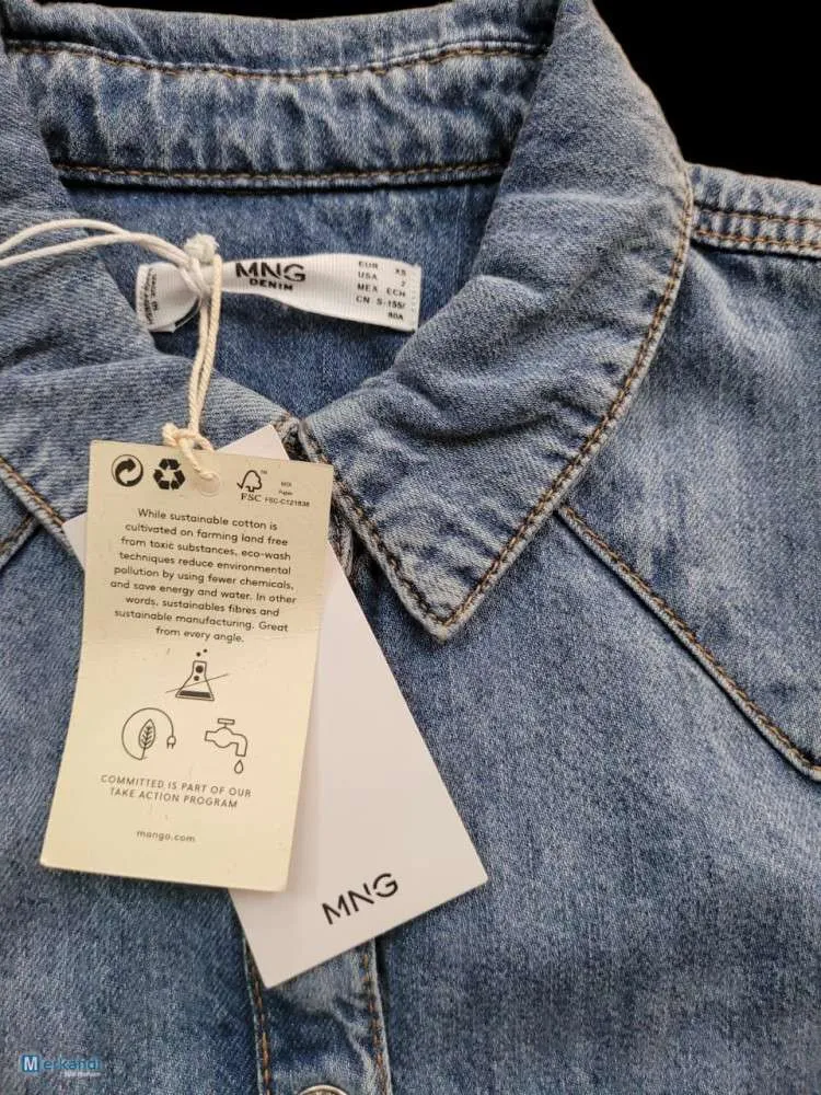 Camisa de mezclilla para mujer