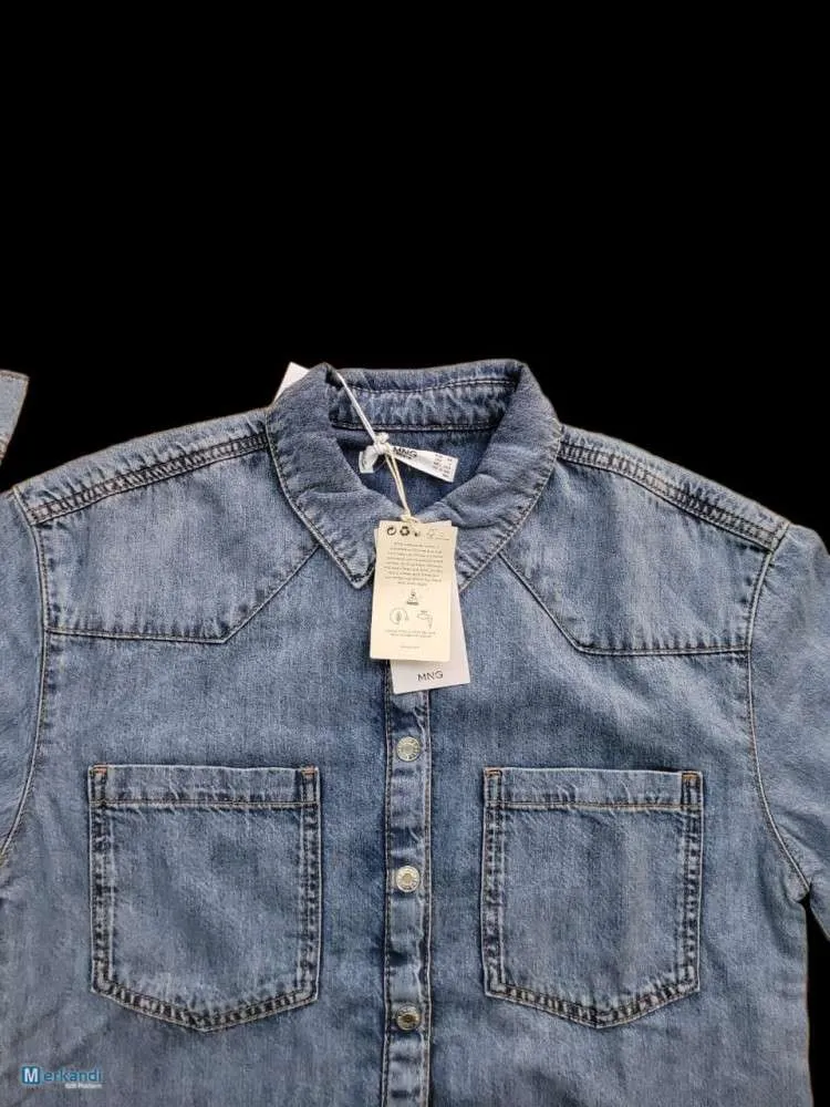 Camisa de mezclilla para mujer