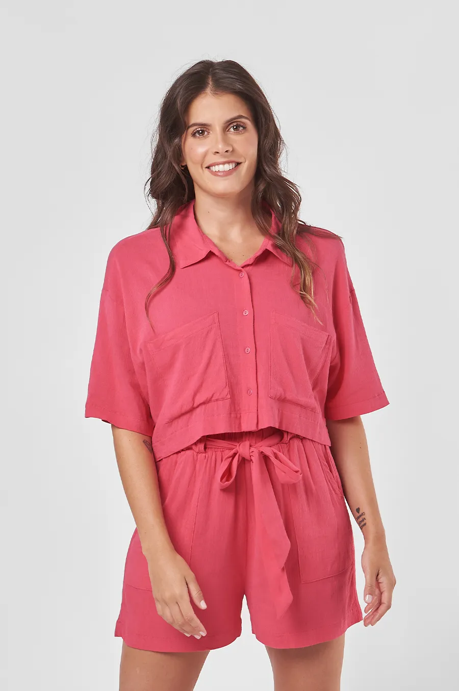 CAMISA M1/2 CROP XIANA