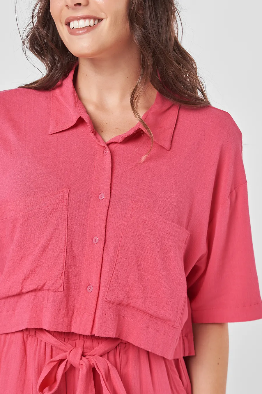 CAMISA M1/2 CROP XIANA