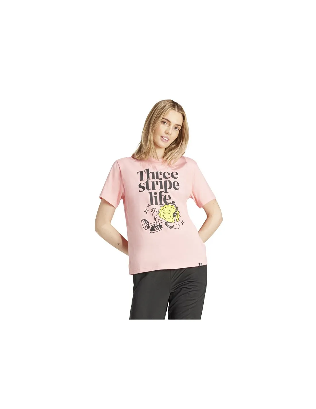 Camiseta adidas Positivity Graphic Mujer Rosa