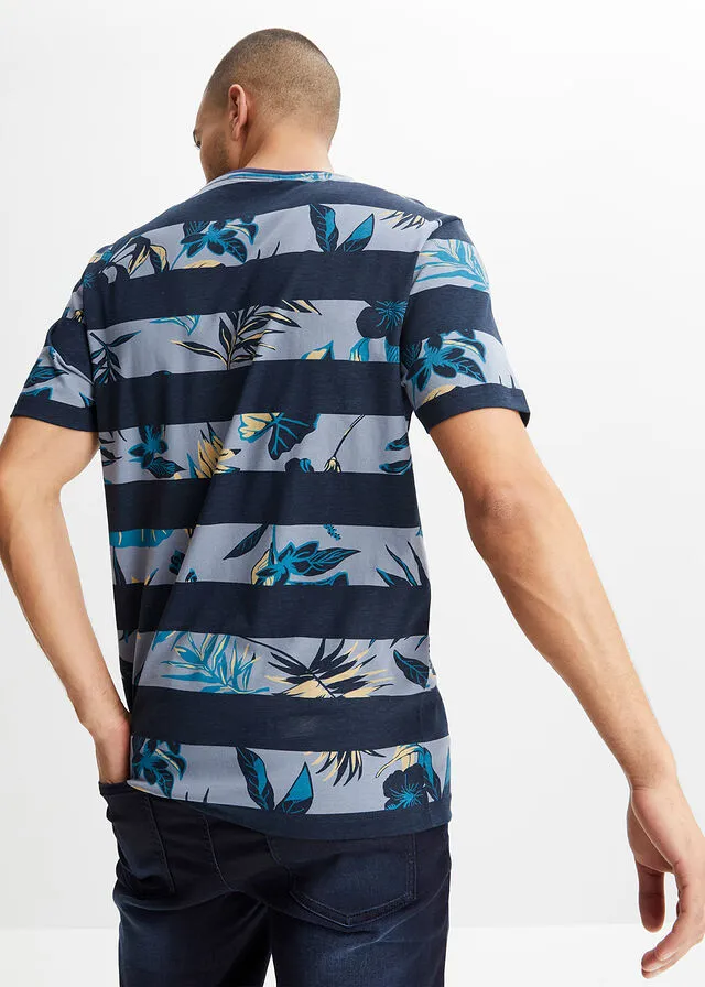 Camiseta Azul marino de rayas horizontales