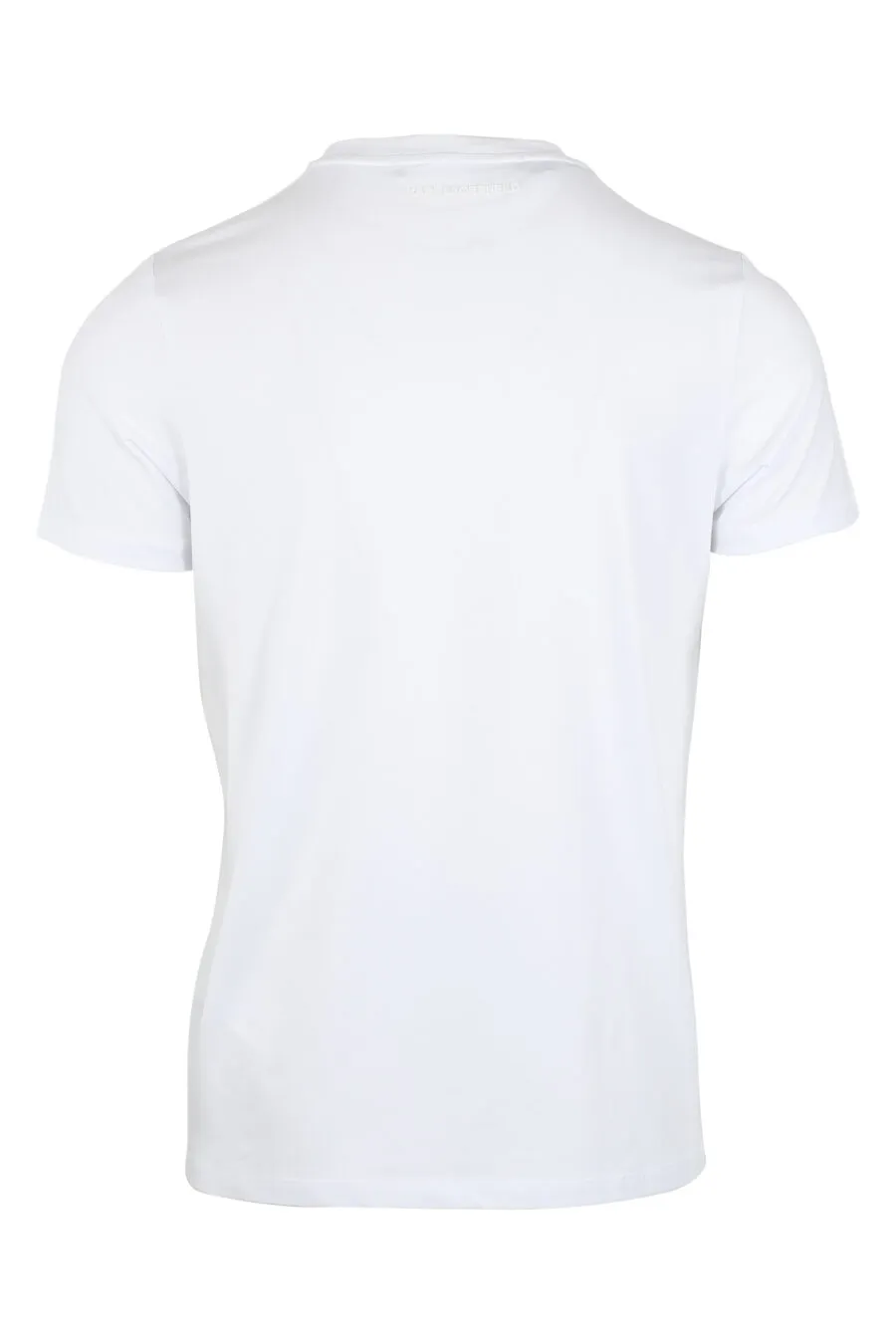 Camiseta blanca con maxilogo 