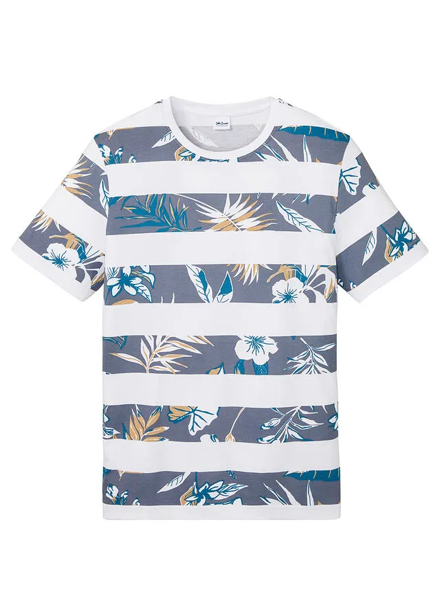 Camiseta Blanco de rayas horizontales