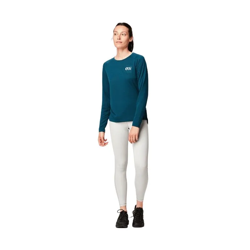 Camiseta de manga larga Picture CLAME LS TECH TEE (B Deep water) Mujer