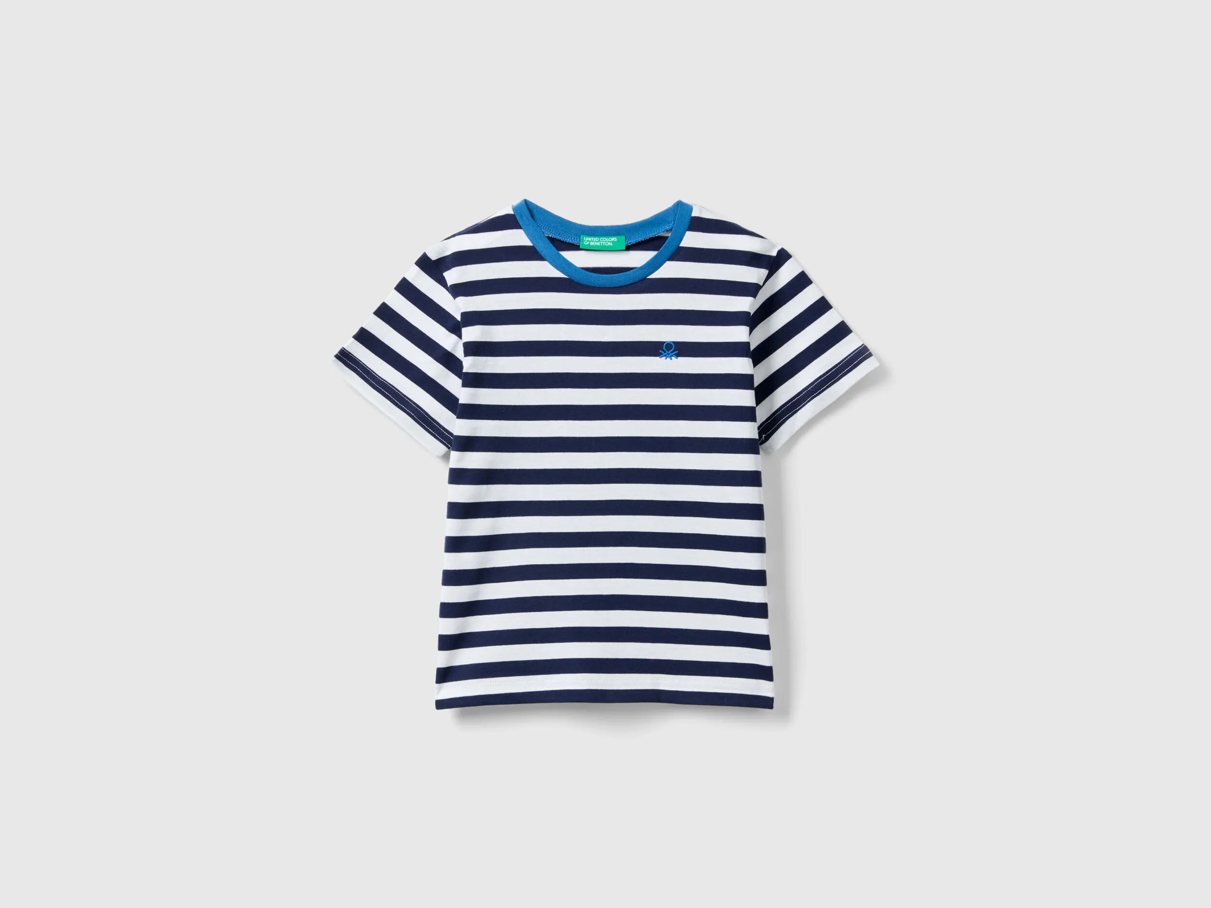 Camiseta de rayas de 100 % algodón