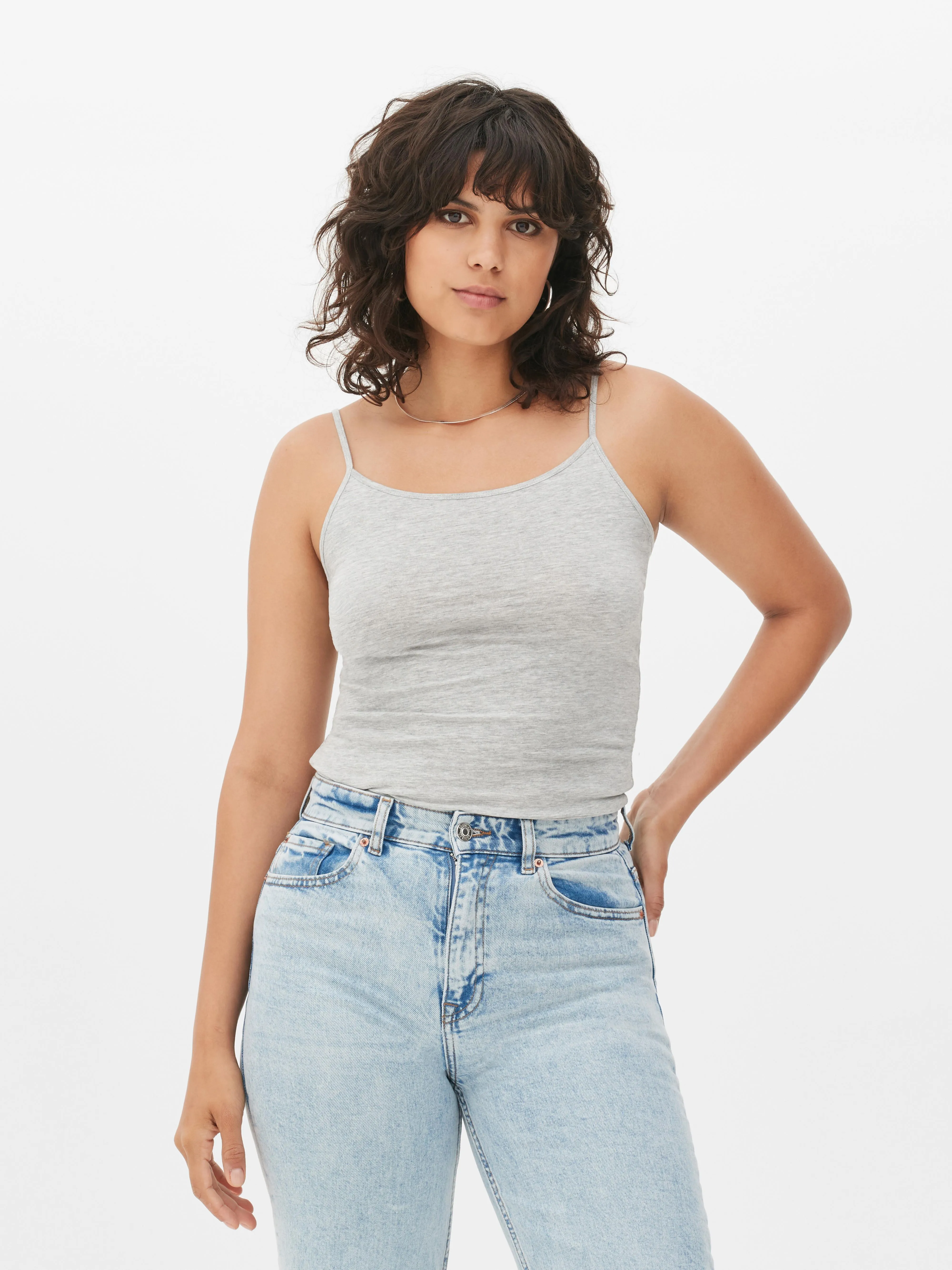 Camiseta de tirantes elástica