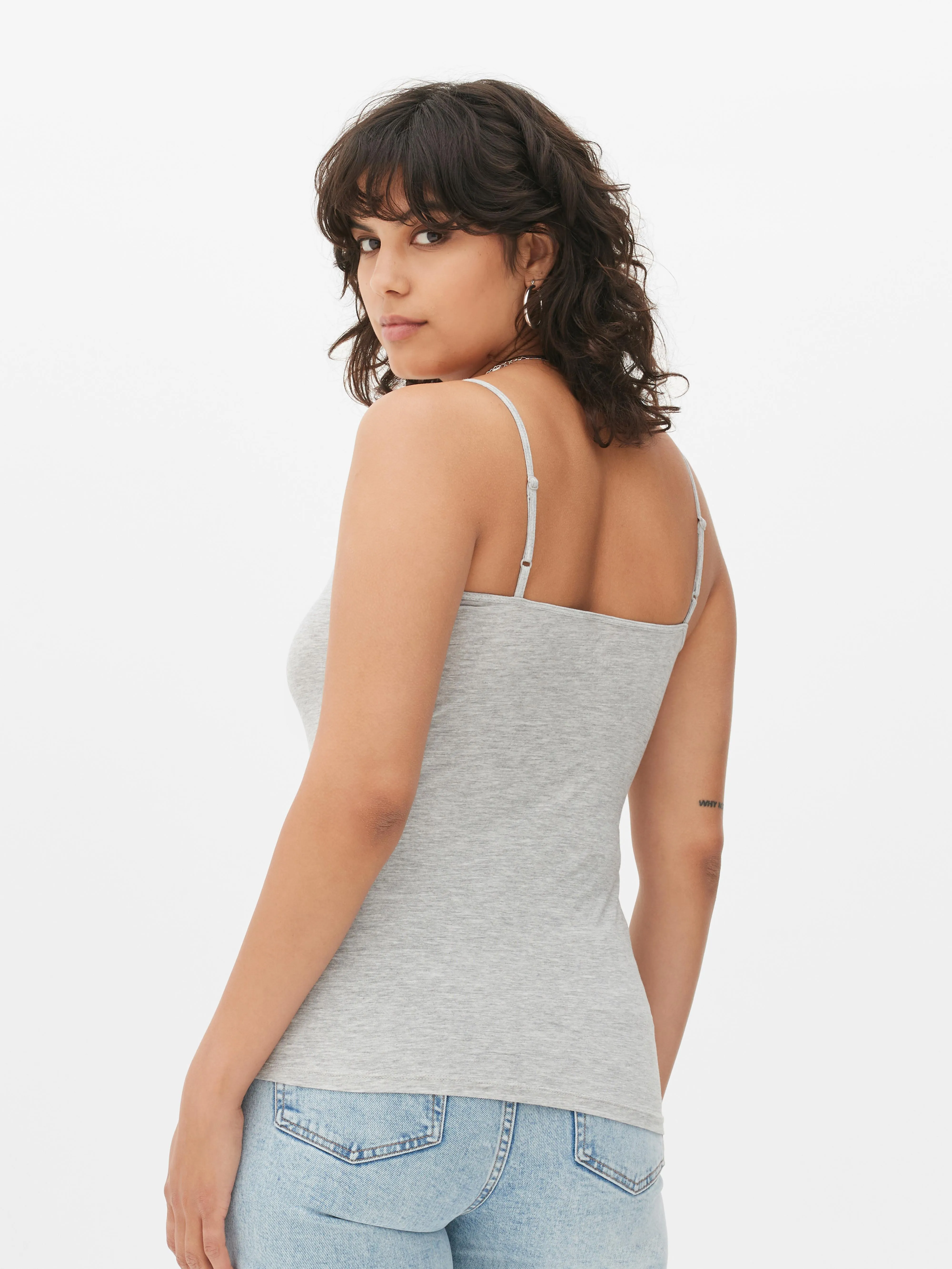 Camiseta de tirantes elástica