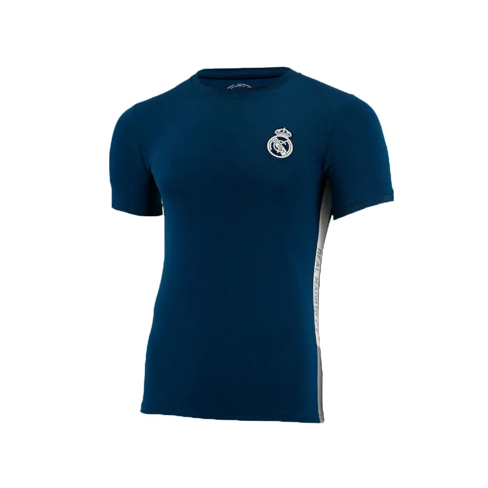 CAMISETA DEPORTIVA HOMBRE REAL MADRID   AZUL