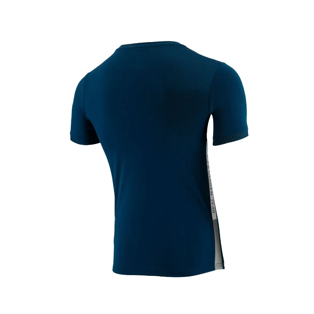 CAMISETA DEPORTIVA HOMBRE REAL MADRID   AZUL