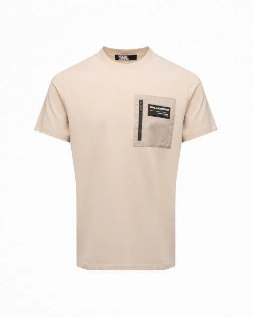 CAMISETA KARL LAGERFELD 755082531221 BEIGE