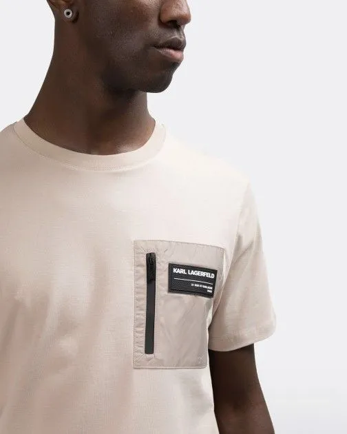 CAMISETA KARL LAGERFELD 755082531221 BEIGE