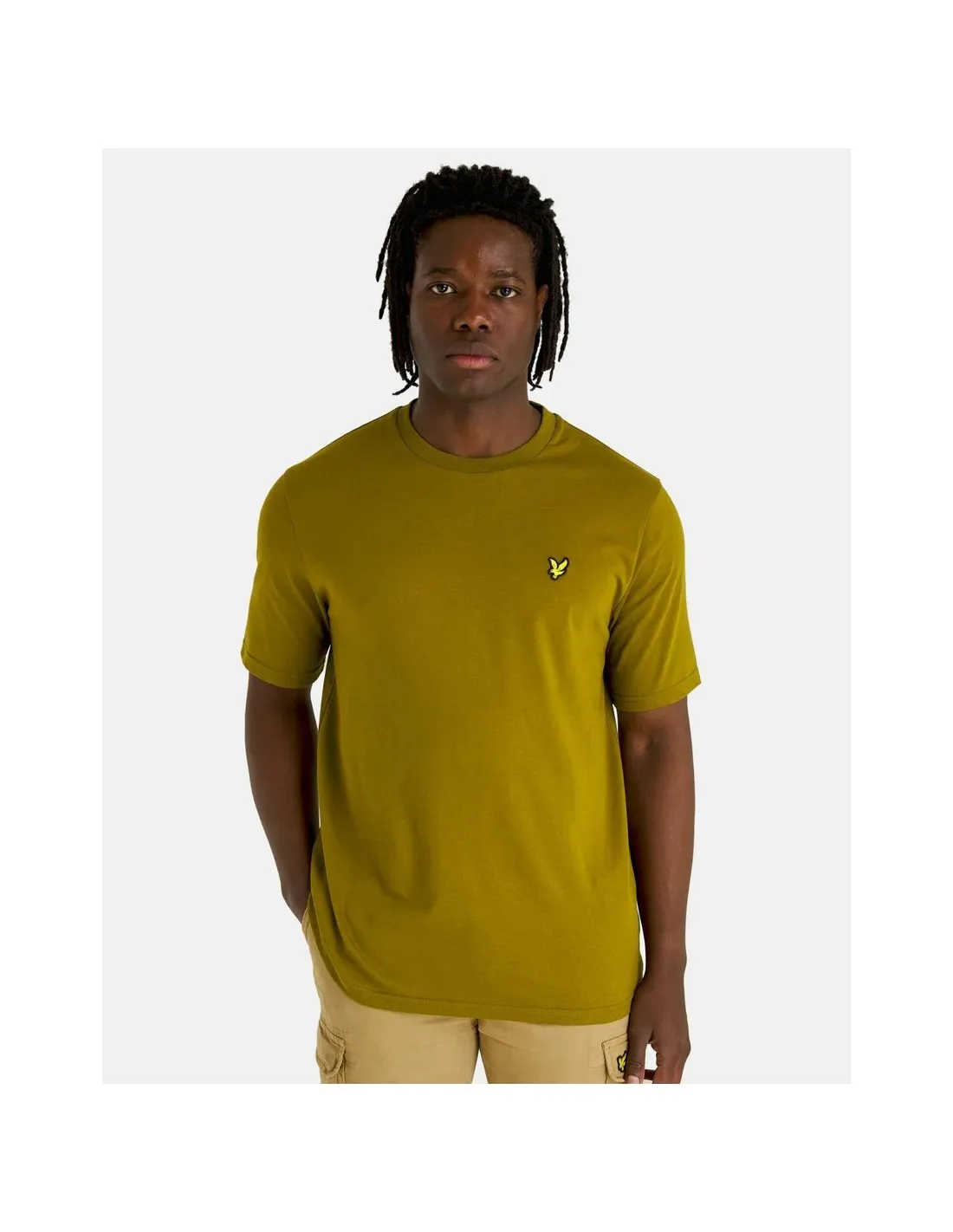 CAMISETA LYLE & SCOTT VERDE LOGO PEQUEñO  ECOOL