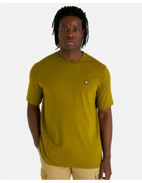 CAMISETA LYLE & SCOTT VERDE LOGO PEQUEñO  ECOOL