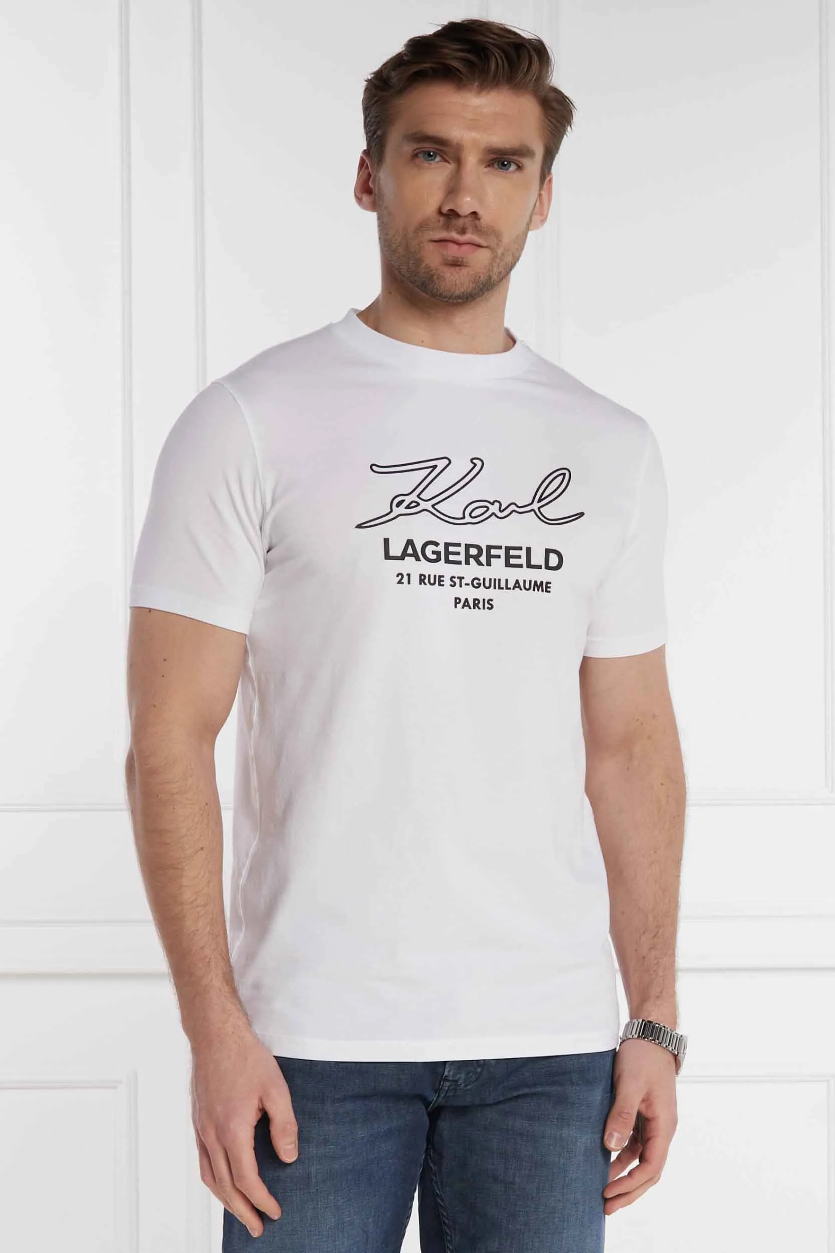 Camiseta para hombre de Karl Lagerfeld – 755047542221