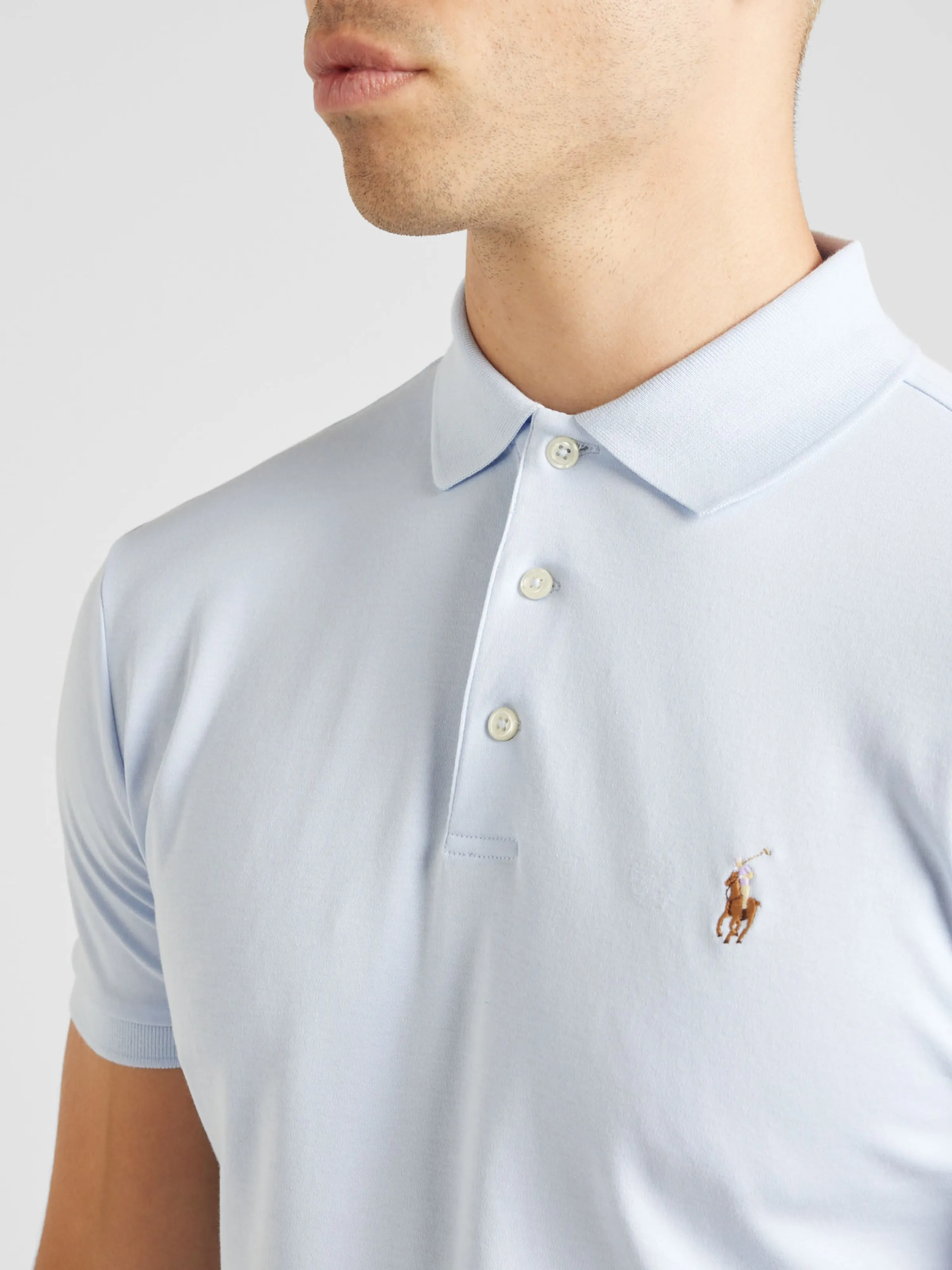 Camiseta Polo Ralph Lauren en Azul Claro