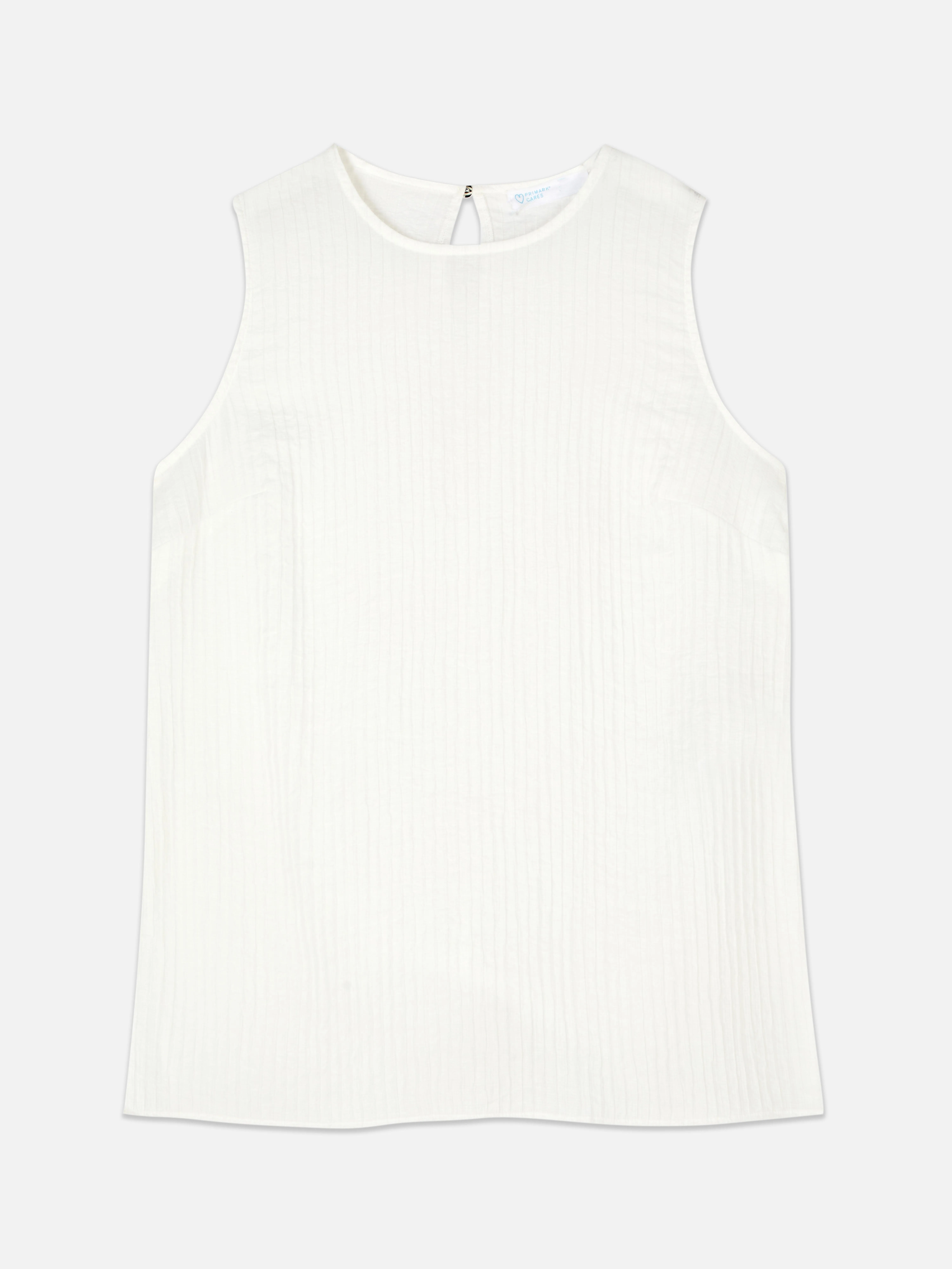 Camiseta sin mangas con textura