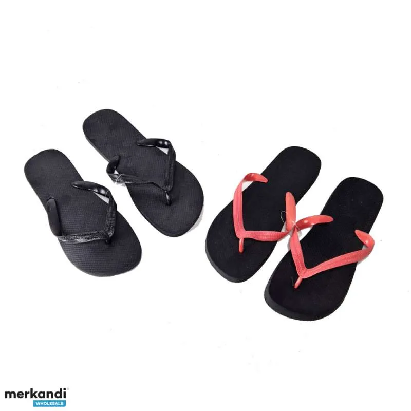 Chanclas negras para adulto para hombre y mujer