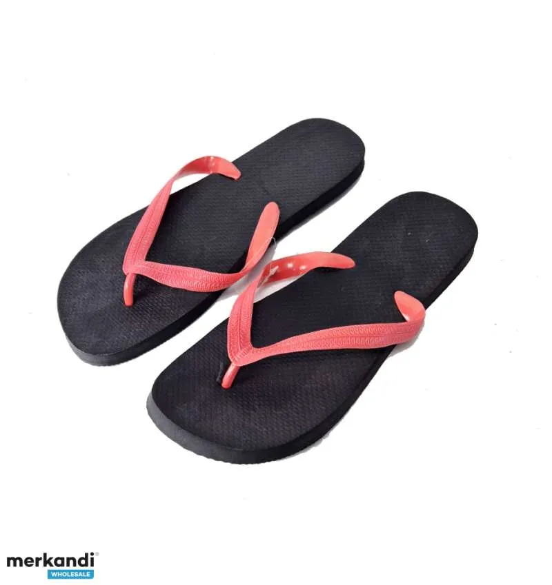 Chanclas negras para adulto para hombre y mujer