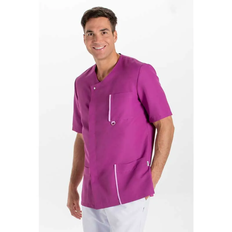 CHAQUETA DE HOMBRE PúRPURA CON DETALLE LILA CLARO  DYNEKE