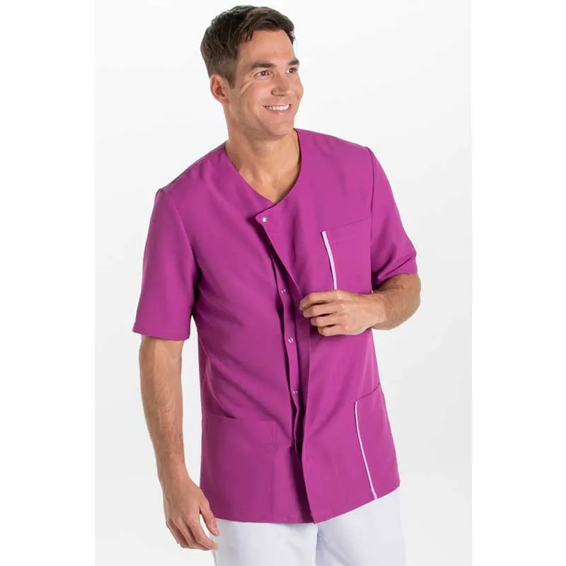 CHAQUETA DE HOMBRE PúRPURA CON DETALLE LILA CLARO  DYNEKE