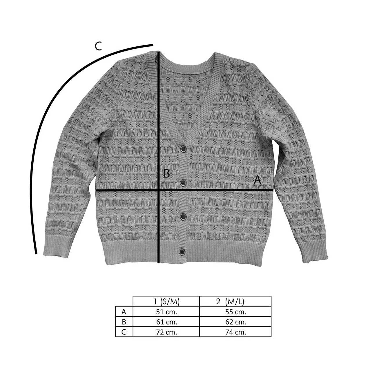 Chaqueta de punto estructurado color arándano