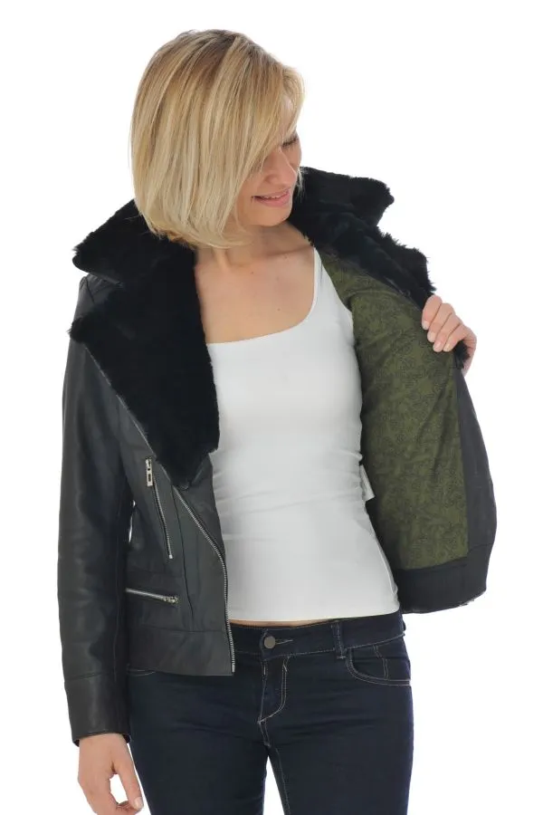 Chaqueta Mujeres Mornington Sherpa Black
