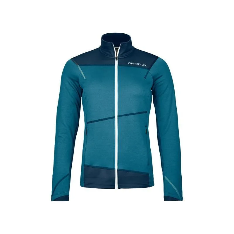 Chaqueta polar para mujer Ortovox FLEECE LIGHT JACKET W (gris ártico oscuro)