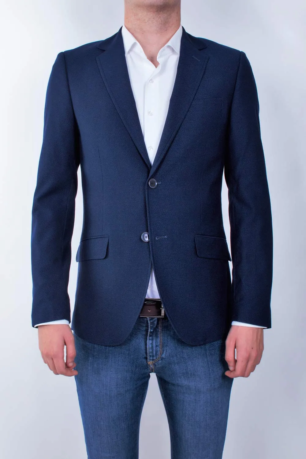 Chaqueta Selinac de hombre azul regular fit SELINAC