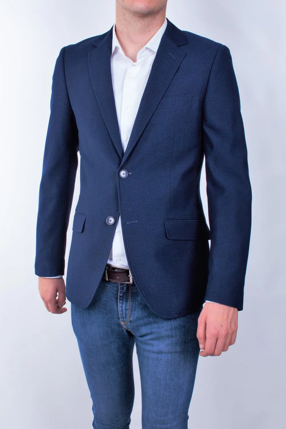 Chaqueta Selinac de hombre azul regular fit SELINAC