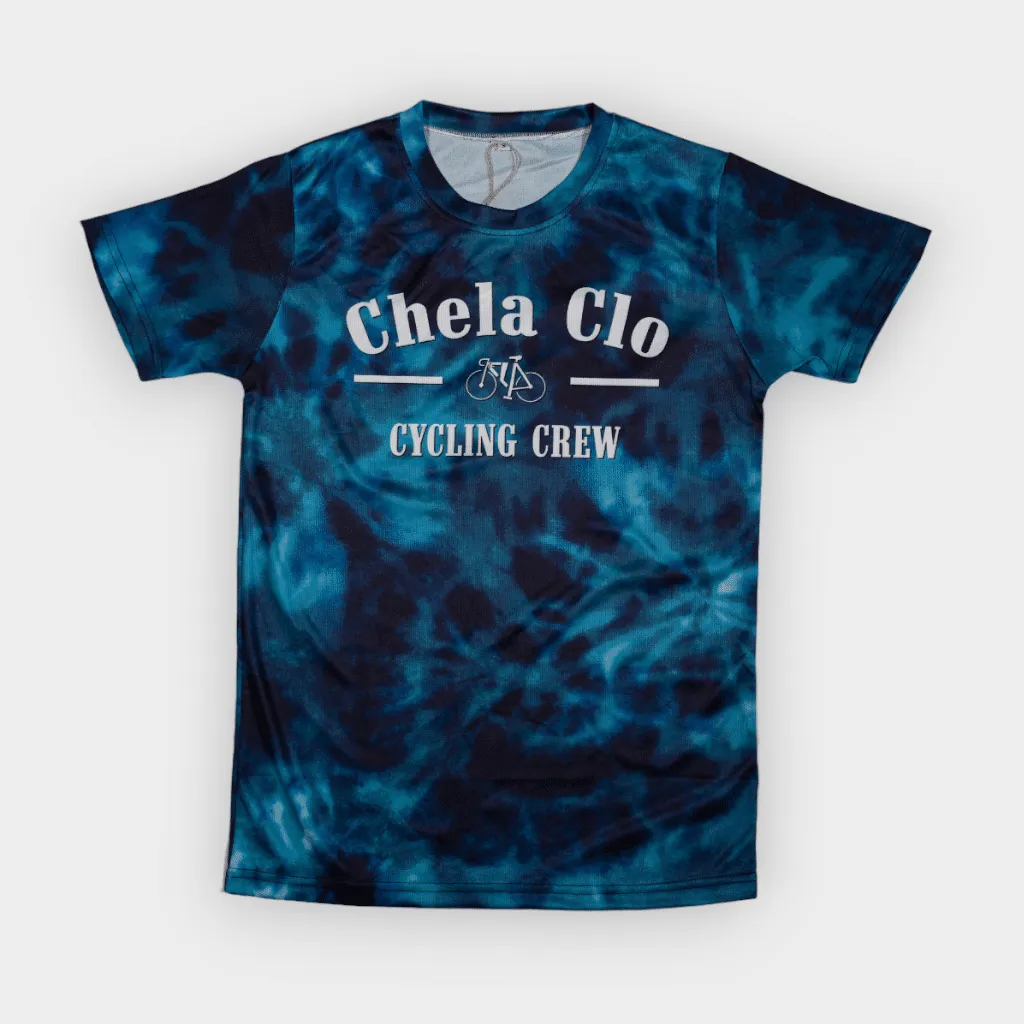 Chela Clo – Camiseta Biker deep blue dye