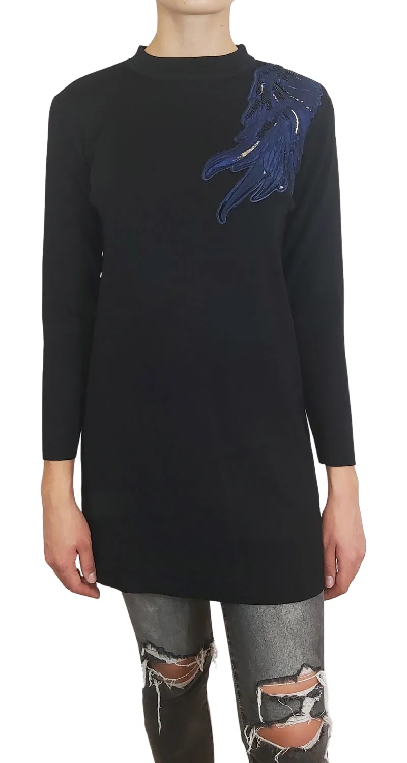 CHER Sweater Bordado Plumas