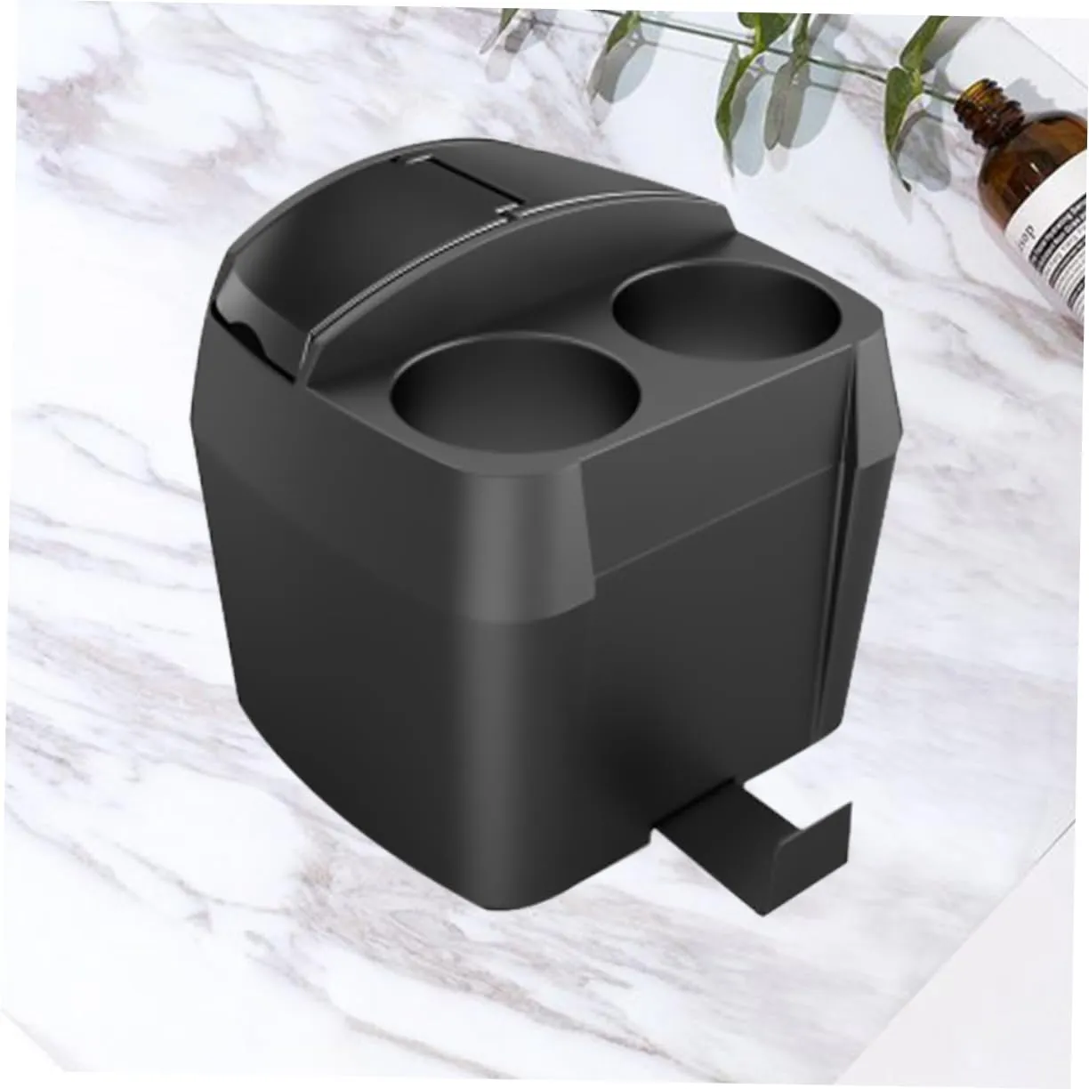 CLISPEED cubo de basura automático botes de basura para automóviles portavasos bote de basura cenicero al aire libre bote de bas