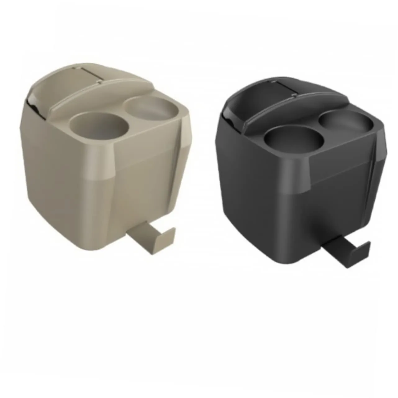 CLISPEED cubo de basura automático botes de basura para automóviles portavasos bote de basura cenicero al aire libre bote de bas