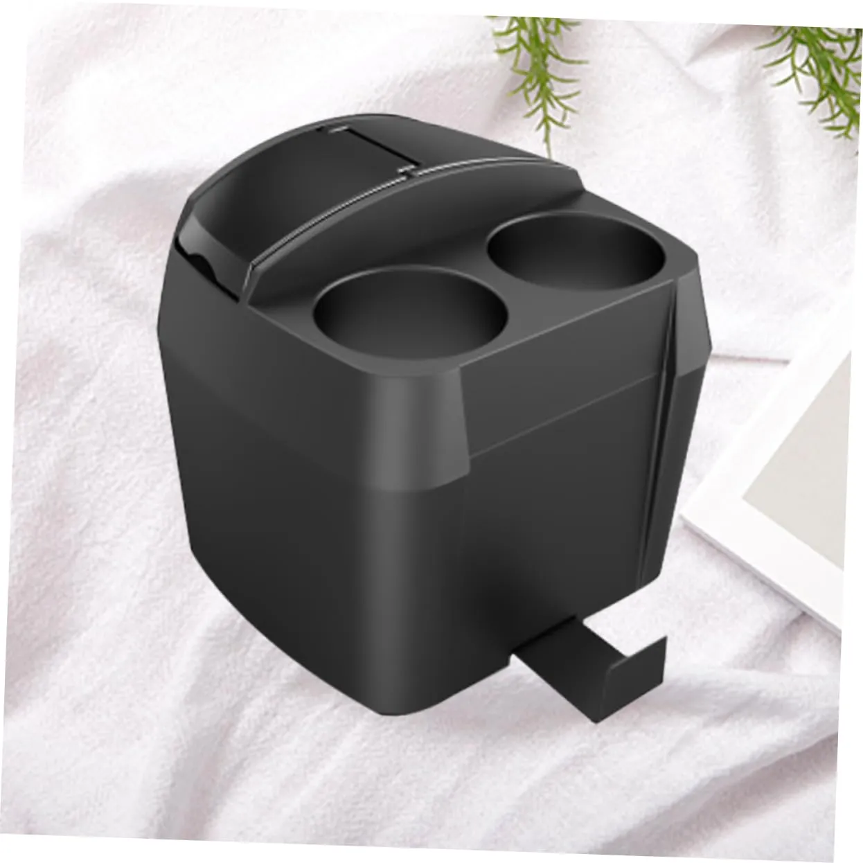 CLISPEED cubo de basura automático botes de basura para automóviles portavasos bote de basura cenicero al aire libre bote de bas