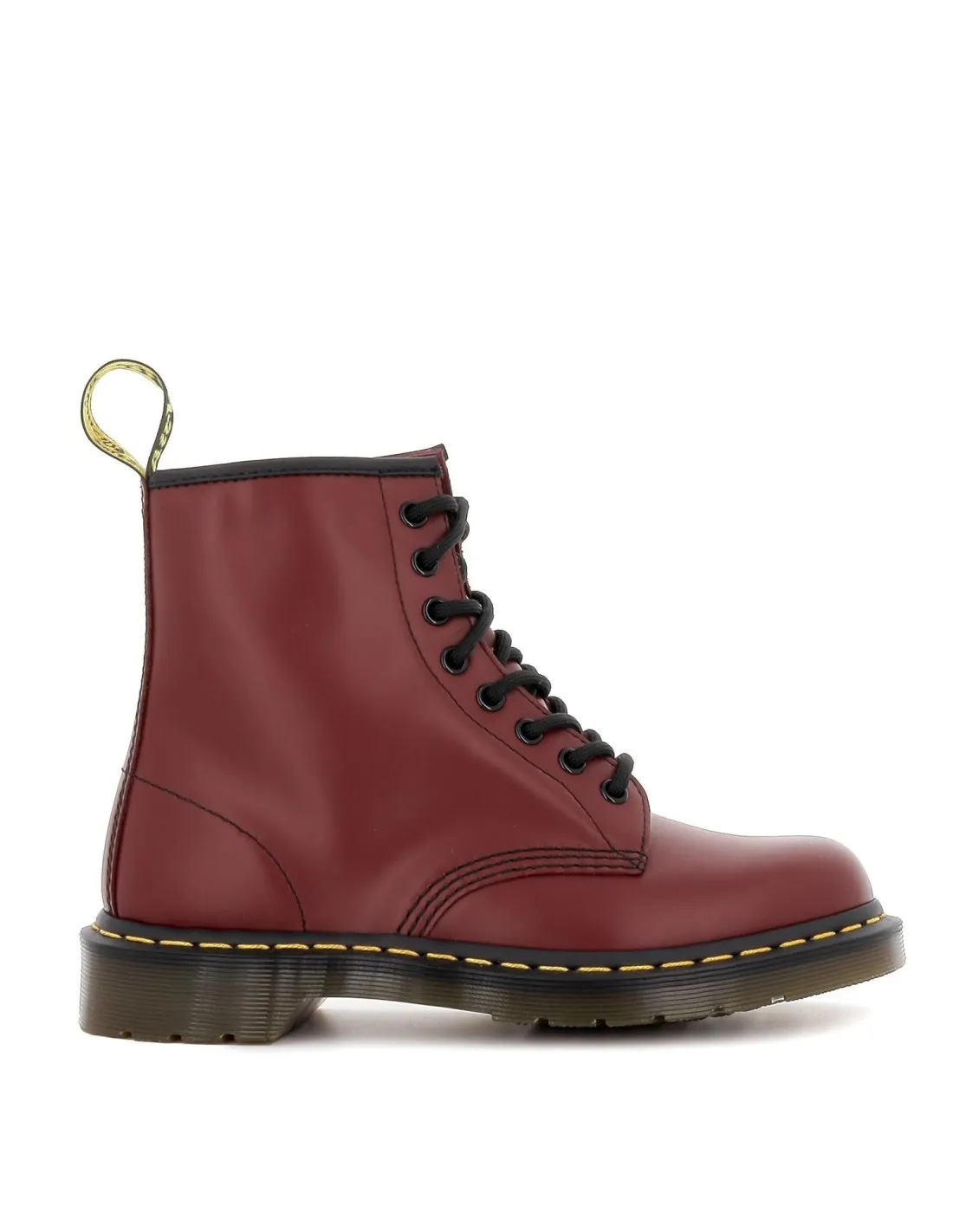 Clásicas botas piel cordones rojas Dr.Martens