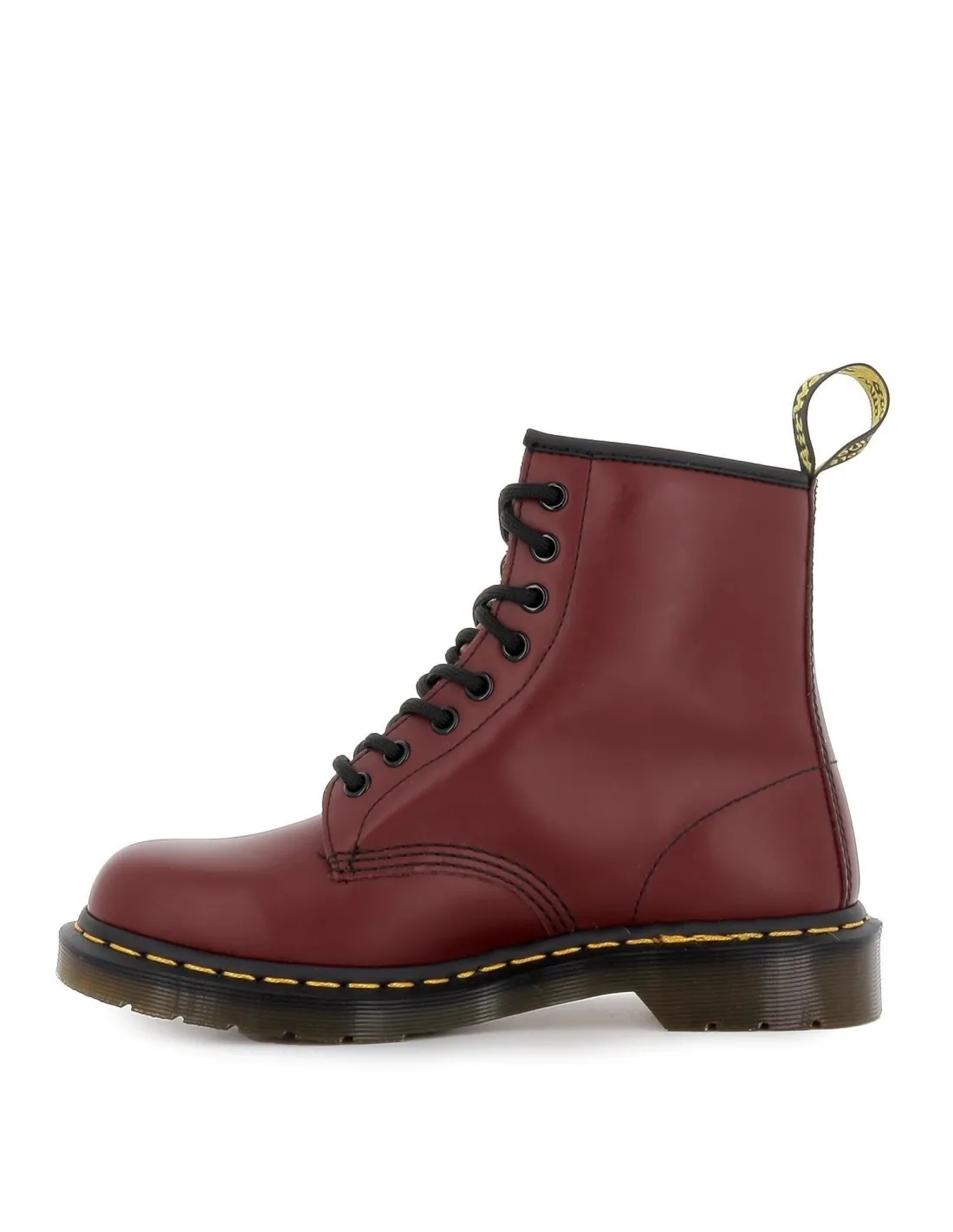 Clásicas botas piel cordones rojas Dr.Martens