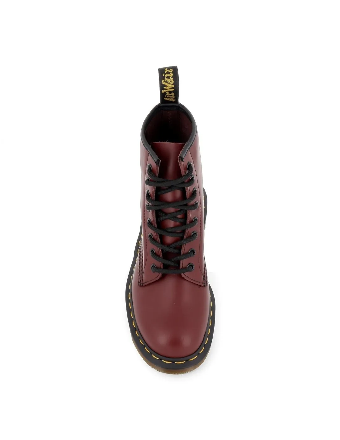 Clásicas botas piel cordones rojas Dr.Martens