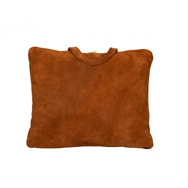 Cojín aluminizado WELDAS con asa para soldador tamaño medio Lava Brown