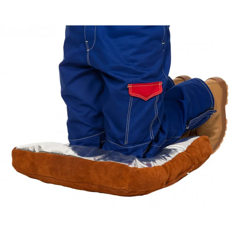 Cojín con asa para soldador WELDAS aluminizado Lava Brown