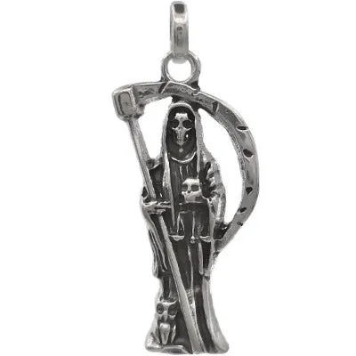 Colgante plata santa muerte