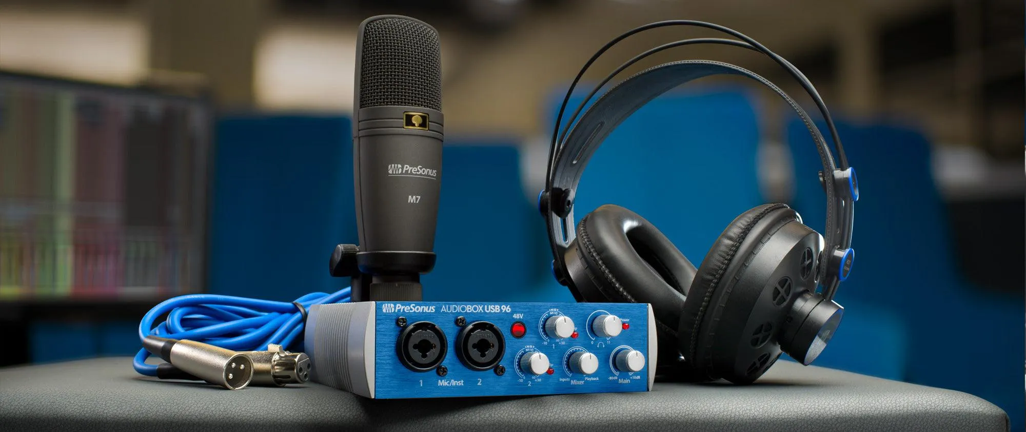 Combo De Grabacion Presonus Audiobox 96 Studio 
